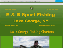 Tablet Screenshot of lakegeorge-fishing.com